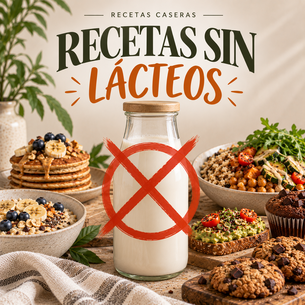 RECETAS SIN LÁCTEOS